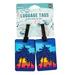 Bon Voyage Coastal Themed 2-PC Luggage Tag Set