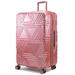BADGLEY MISCHKA Contour 28" Expandable Spinner Suitcase (Rose Gold)