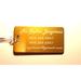 Luggage-Tag Custom Engraved Jumbo Aluminum (5) Gold