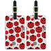 Graphics and More Lady Bug Ladybug Insect Luggage Suitcase Carry-On ID Tags Set of 2