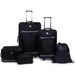 Protege 5 Piece 2-Wheel Luggage Value Set, Includes Check and Carry On Size