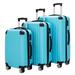 Kepooman 3Pcs Luggage Set, Spinner Hardshell Traveling Suitcase with TSA Lock, 20"+24"+28" Large Capacity Bags for Travel