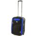 Duo 20 in. Black/Blue Carry-On Expandable Suitcase