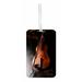 Wooden Violin Print Design Double Sided Luggage Identifier Tag