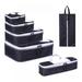 6PACK Travel Storage Bags for Clothes Luggage Packing Cube Organizer Suitcase to Save Space