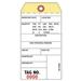INVENTORY TAGS - Two-Part Carbonless NCR, 3-1/8" x 6-1/4", Box of 2500, Numbered 0000-2499