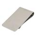 Stainless Steel Cash Money Clip Credit Card Holder Brushed Silver Tone