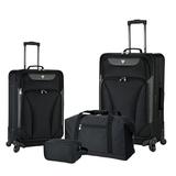 Travelers Club 4 pc. ballistic soft-side luggage set