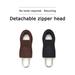 Zipper Pulls-Detachable Zipper Puller Set, Zipper Head Pull Tab, Universal Zipper Puller Set, Luggage Accessories for Clothes Bags, Christmas Gift for Family (Black/Brown)-8/12/16 pcs