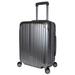 World Traveler WT046-SILVER 20 in. Cruise Hardside Spinner Carry On Upright Luggage, Silver