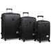 Rolite Mod Hardside 3-Piece Spinner Expandable Luggage Set - Black