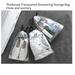 5PCS Thickened PVC Transparent Drawstring Bag Waterproof Travel Shoe Storage Bag Travel Luggage Organizer Bag for Men and Women