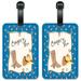 Cowgirl Up - Luggage ID Tags / Suitcase Identification Cards - Set of 2