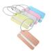 LYUMO 5Pcs Aluminum Alloy Metal Baggage Luggage Suitcase Tag Address ID Identity Card for Travel , Address Card, Suitcase ID Card