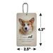 Corgi Dog Breed Luggage Card Suitcase Carry-On ID Tag