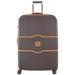 DELSEY Paris Chatelet Hard+ Hardside Luggage with Spinner Wheels, Chocolate Brown, Checked-Large 28 Inch