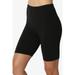 Five-Point Yoga Pants,Women'S S~3X Mid Thigh Stretch Cotton Active Bermuda Biker Short Leggings