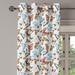 East Urban Home Living Room Sateen Animal Print Blackout Grommet Single Curtain Panel Sateen | 60 H x 50 W in | Wayfair