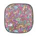 East Urban Home Retro Outdoor Seat Cushion Polyester in Blue/Pink | 1.38 H x 16 W x 16 D in | Wayfair 92E16BE566514AA1A2760603DEA1868B