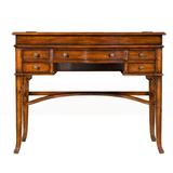 Theodore Alexander Campaign Solid Wood Secretary Desk Wood in Brown | 33.5 H x 42 W x 22 D in | Wayfair 7100-011BD