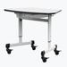 Luxor Trapezoid Metal Adjustable Height Standing Desk Metal | 29.75 H x 29 W x 19 D in | Wayfair MBS-DESK