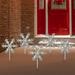 Northlight Seasonal 5ct Snowflake Christmas Pathway Marker Lawn Stakes - Clear Lights in Yellow | 14 H x 8.75 D in | Wayfair NORTHLIGHT HA92210