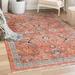 Gray 24 x 0.33 in Area Rug - Langley Street® Alkire Floral Brick Red Area Rug | 24 W x 0.33 D in | Wayfair 46DBEC0589FB4E778145A7F83F04C295