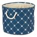 Gracie Oaks Pet Trellis Paw Fabric Bin Fabric in Blue | 9 H x 12 W x 12 D in | Wayfair B114ADFF92C147F1B42F422D180561DE