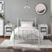 Taomika 3-pieces White Bed and Nightstand Sets, Bedroom Sets