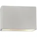 Justice Design Group Ambiance Rectangular ADA Outdoor Wall Sconce - CER-5640W-BIS-LED1-1000