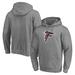 Men's Fanatics Branded Heathered Gray Atlanta Falcons Big & Tall Primary Logo Pullover Hoodie