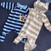 Disney One Pieces | Disney & Carter’s 6m Baby Pajama Bundle | Color: Blue/Gray | Size: 6mb