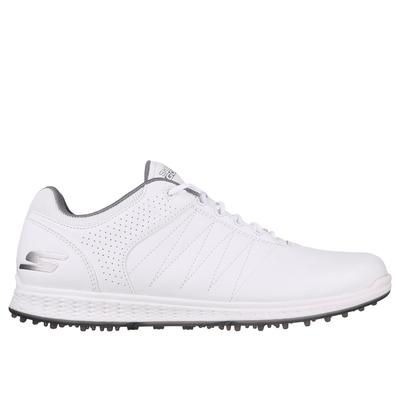 Skechers Men's GO GOLF Pivot Shoes | Size 11.0 Extra Wide | White/Gray | Textile/Synthetic