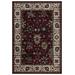 "MDA Home Glamour Red Floral Border Polypropylene Area Rug - 6'9"" x 9'6"" - MDA Rugs GM60710"