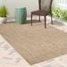 Brown 144 x 0.55 in Indoor Area Rug - Bayou Breeze Dionne Handmade Hooked Wool Taupe Area Rug Wool | 144 W x 0.55 D in | Wayfair