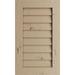 Ekena Millwork Timberthane Rectangle Faux Wood Non-Functional Gable Vent, Primed Tan | 33 H x 22 W in | Wayfair GVURVE22X33DKPPR