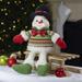 Northlight Seasonal 18" Red & Green Sitting Smiling Snowman Christmas Figure | 18 H x 4.5 W x 11.5 D in | Wayfair NORTHLIGHT YH887650