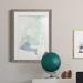 Orren Ellis Stretching II - Picture Frame Painting Paper in Black/Blue/Green | 20 H x 17 W x 1 D in | Wayfair 014989B133F7437D98191D6FB631D67D