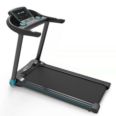 Costway 2.25HP Electric Running Machine Treadmill with Speaker and APP Control-Blue