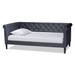 Cora Modern & Contemporary Grey Velvet Upholstered Wood Daybed