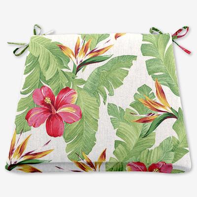 Patio Chair Cushion by BrylaneHome in Hibiscus Patio Cushion