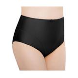 Plus Size Women's Control Top Shaping Panties by Exquisite Form in Black (Size M)