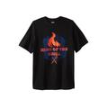 Men's Big & Tall KingSize Slogan Graphic T-Shirt by KingSize in Grill King (Size L)