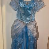 Disney Dresses | Disney Cinderella Dress Up Dress Size 9/10 | Color: Blue/Silver | Size: 10g