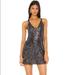 Free People Dresses | Free People Gold Rush Mini Dress - Xs - Nwt | Color: Black | Size: Xs