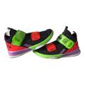 Nike Shoes | Nike Lebron Soldier Xlll Gs Basketball Sneaker Ar7635-002 Youth 5 | Color: Black/Green/Orange/Purple | Size: 5bb