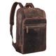 STILORD "Malik Large Work Backpack Leather Laptop Backpack 15.6 inch Leather Business Rucksack Vintage Shoulder bag Bag College Backpack XL in Genuine Leather