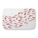 e by design Escuela Pet Feeding Placemat in Blue/Red/White | 0.5 H x 24 W x 17 D in | Wayfair PMRAN423OR15OR9-S