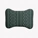 e by design Mudcloth Bone Shape Pet Feeding Placemat in Green | 0.5 H x 19 W x 14 D in | Wayfair PMBG859GR46-S