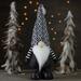 Northlight Seasonal 17" Black & White Plush Knit Gnome Christmas Figure | 17 H x 5 W x 5.75 D in | Wayfair NORTHLIGHT AD26800